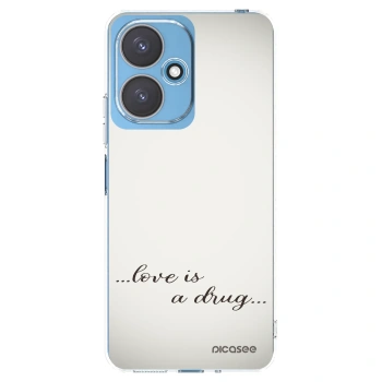 Picasee Xiaomi Redmi 13C 5G Hülle - Transparentes Silikon - Love is a drug