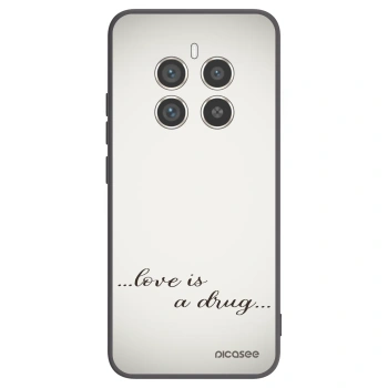 Picasee Realme 12 Pro 5G Hülle - Schwarzes Silikon - Love is a drug