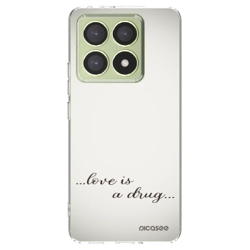 Picasee Xiaomi 14T Hülle - Transparentes Silikon - Love is a drug