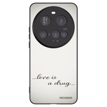 Picasee Xiaomi 15 Ultra Hülle - Schwarzes Silikon - Love is a drug