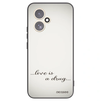 Picasee Honor 400 5G Hülle - Schwarzes Silikon - Love is a drug