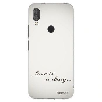 Picasee Xiaomi Redmi 7 Hülle - Transparentes Silikon - Love is a drug