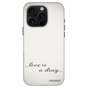 Hülle für Apple iPhone 16 Pro - Love is a drug