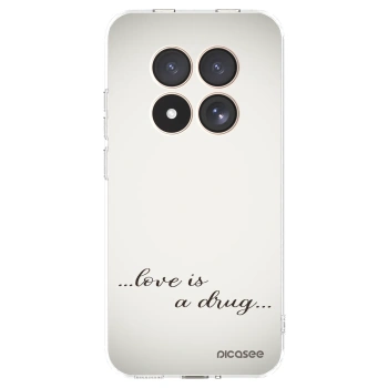Picasee Xiaomi Redmi Note 15 Pro 4G Hülle - Transparentes Silikon - Love is a drug