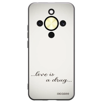Picasee Honor Magic8 Lite 5G Hülle - Schwarzes Silikon - Love is a drug