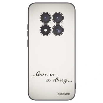 Picasee Xiaomi Redmi Note 15 Pro 5G Hülle - Schwarzes Silikon - Love is a drug