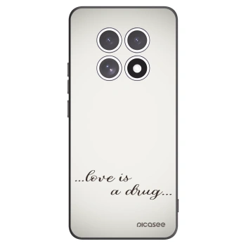 Picasee Xiaomi Redmi Note 15 5G Hülle - Schwarzes Silikon - Love is a drug