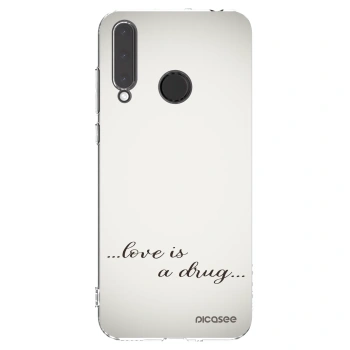 Picasee Honor 20 Lite Hülle - Transparentes Silikon - Love is a drug