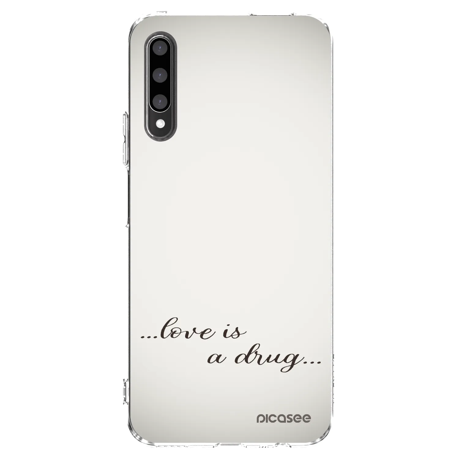 Picasee Honor 9X Pro Hülle - Transparentes Silikon - Love is a drug