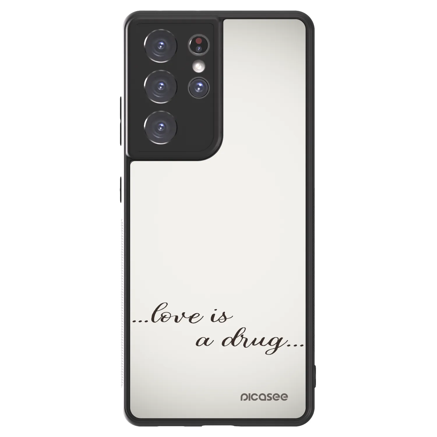 Picasee ULTIMATE CASE für Samsung Galaxy S21 Ultra 5G G998B - Love is a drug