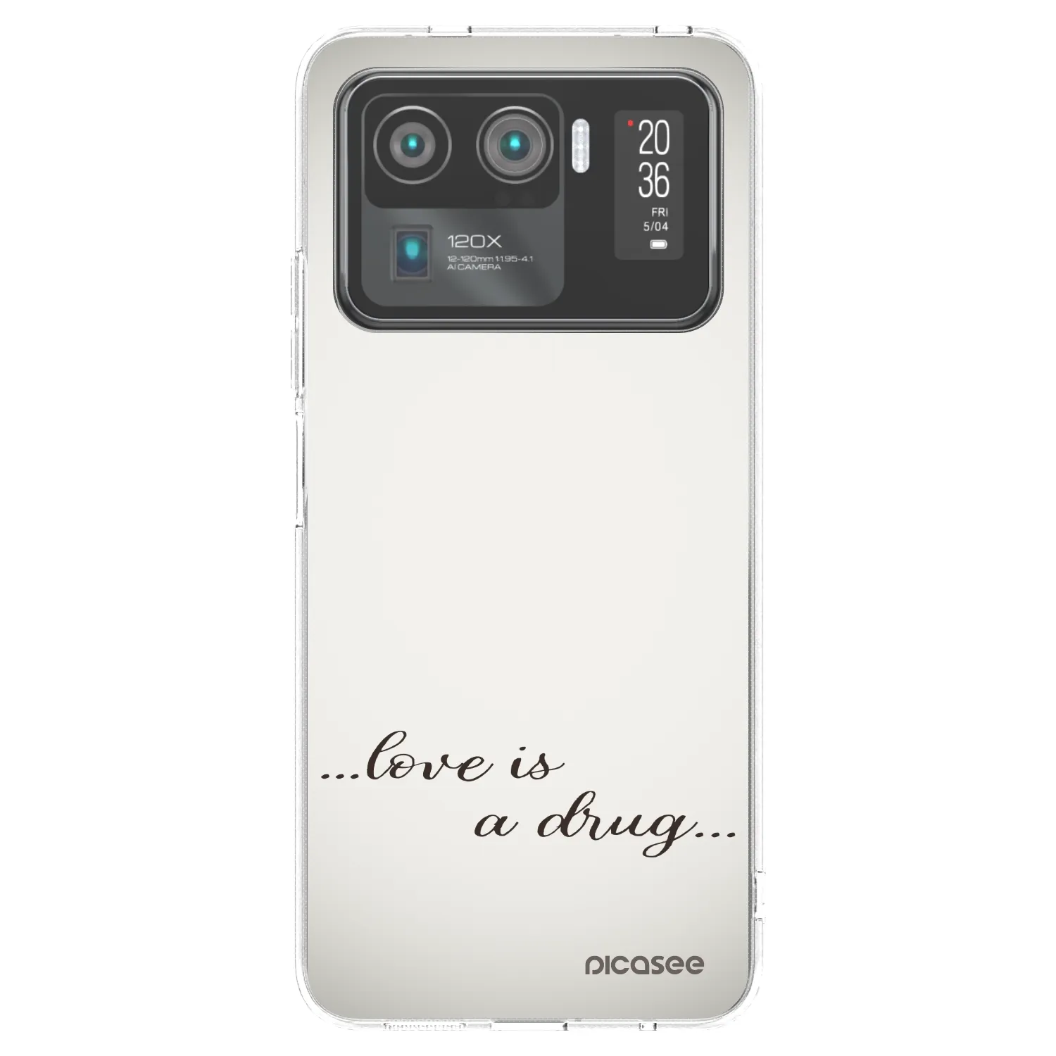 Picasee Xiaomi Mi 11 Ultra Hülle - Transparentes Silikon - Love is a drug