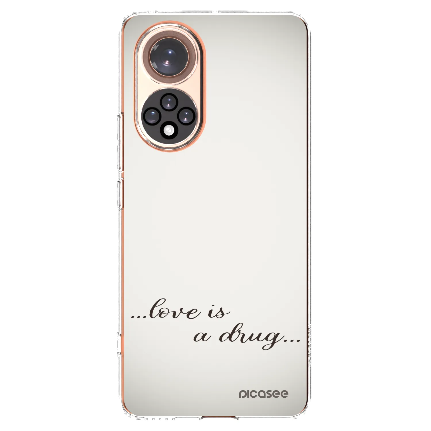 Picasee Honor 50 5G Hülle - Transparentes Silikon - Love is a drug