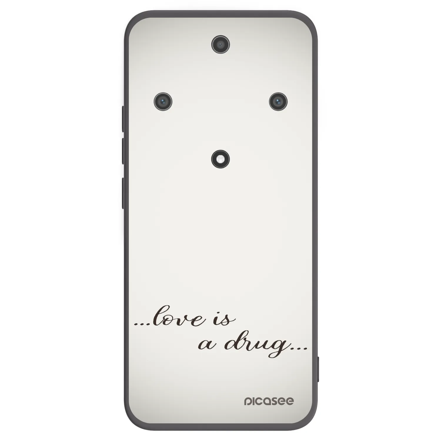 Picasee Honor Magic5 Lite 5G Hülle - Schwarzes Silikon - Love is a drug