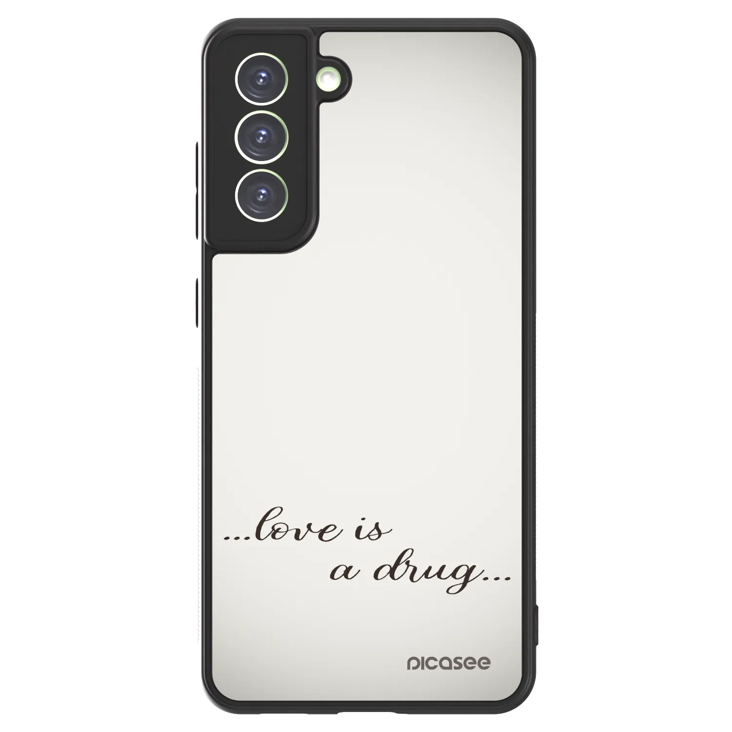 Picasee ULTIMATE CASE PowerShare für Samsung Galaxy S21 FE 5G - Love is a drug