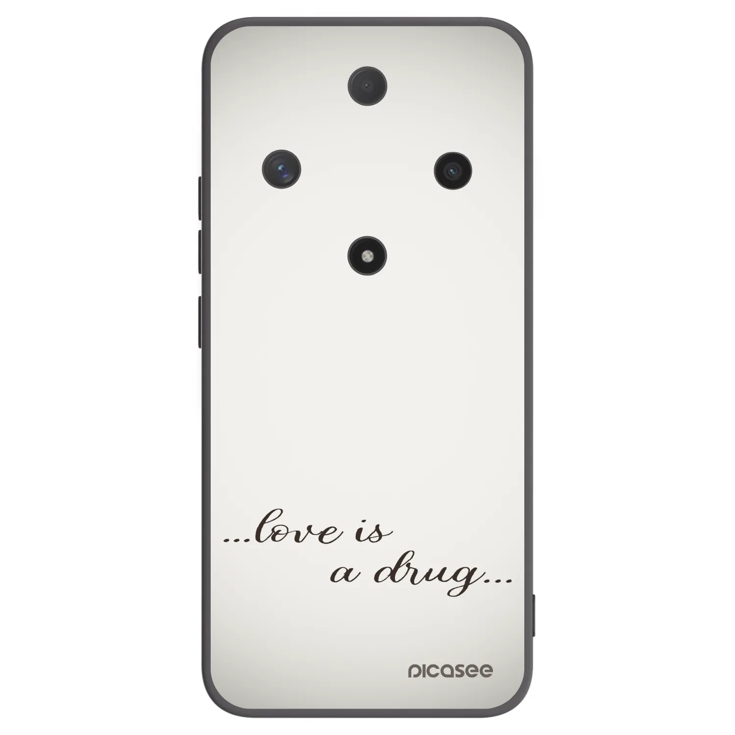 Picasee Honor Magic6 Lite 5G Hülle - Schwarzes Silikon - Love is a drug