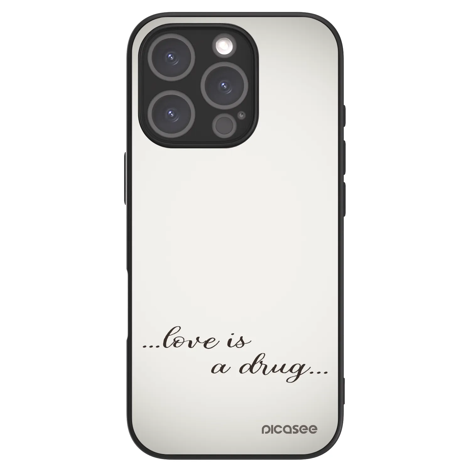 Picasee ULTIMATE CASE MagSafe für Apple iPhone 16 Pro - Love is a drug