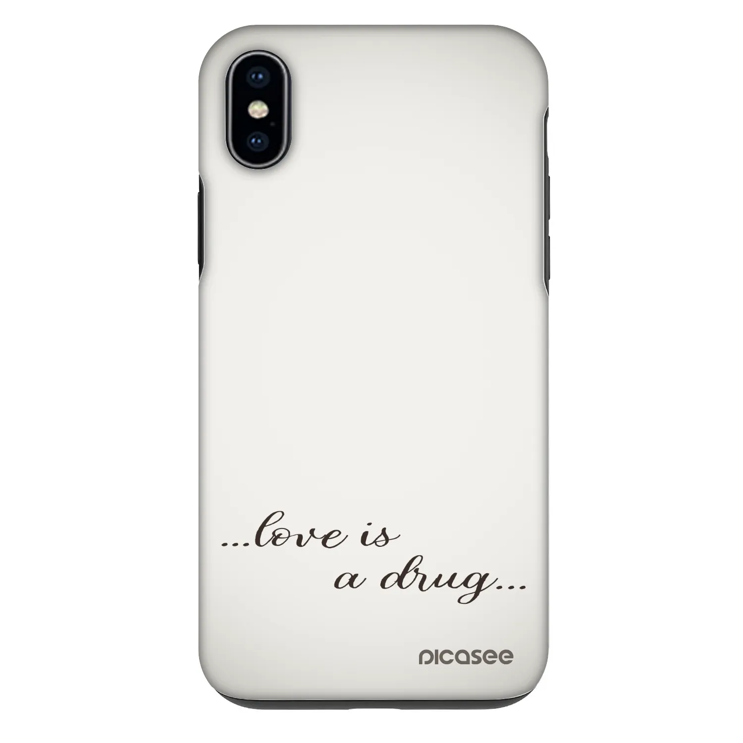 Picasee Fashion Case für Apple iPhone XS Max - Love is a drug