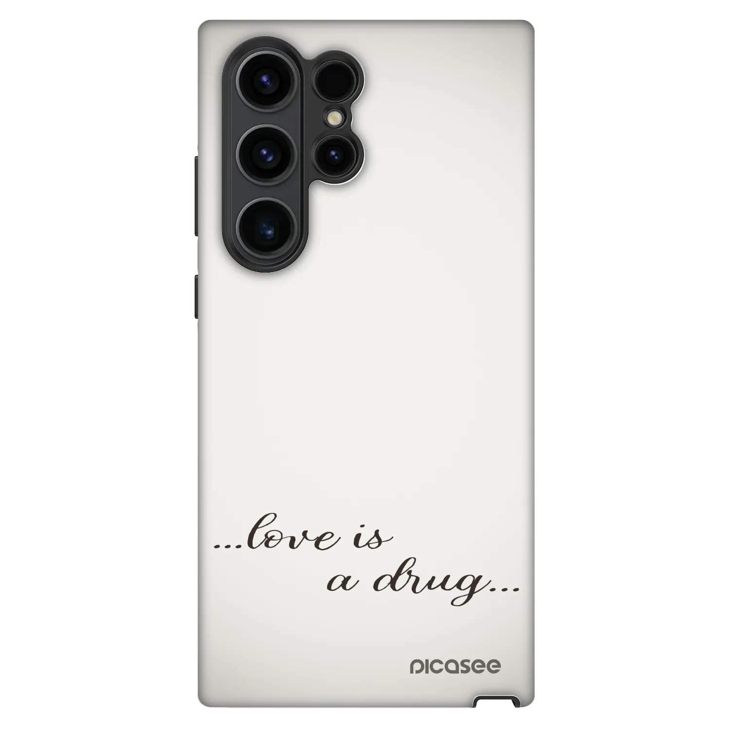 Picasee Fashion Case für Samsung Galaxy S23 Ultra 5G - Love is a drug