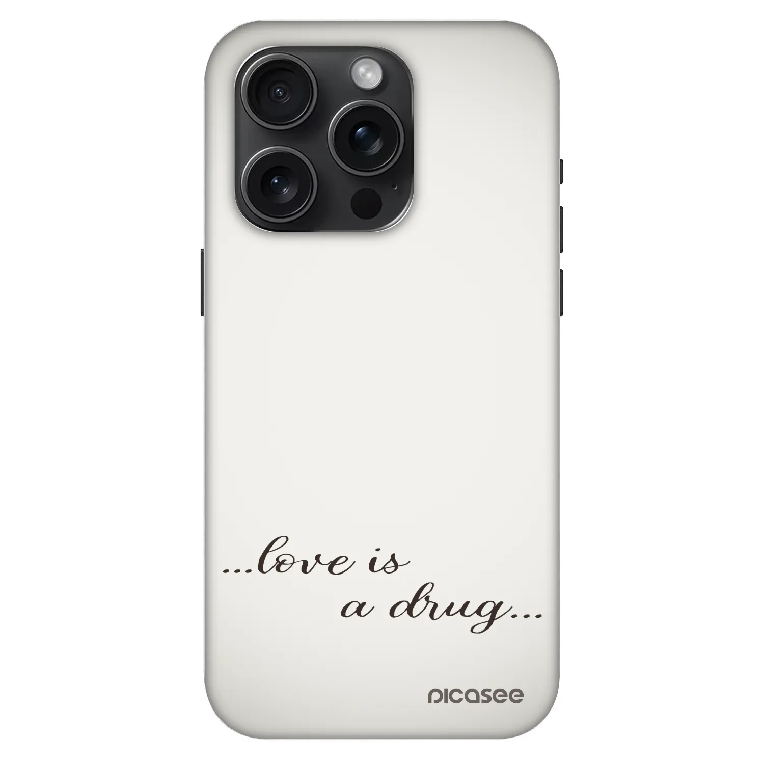 Picasee Fashion Case MagSafe für Apple iPhone 15 Pro - Love is a drug