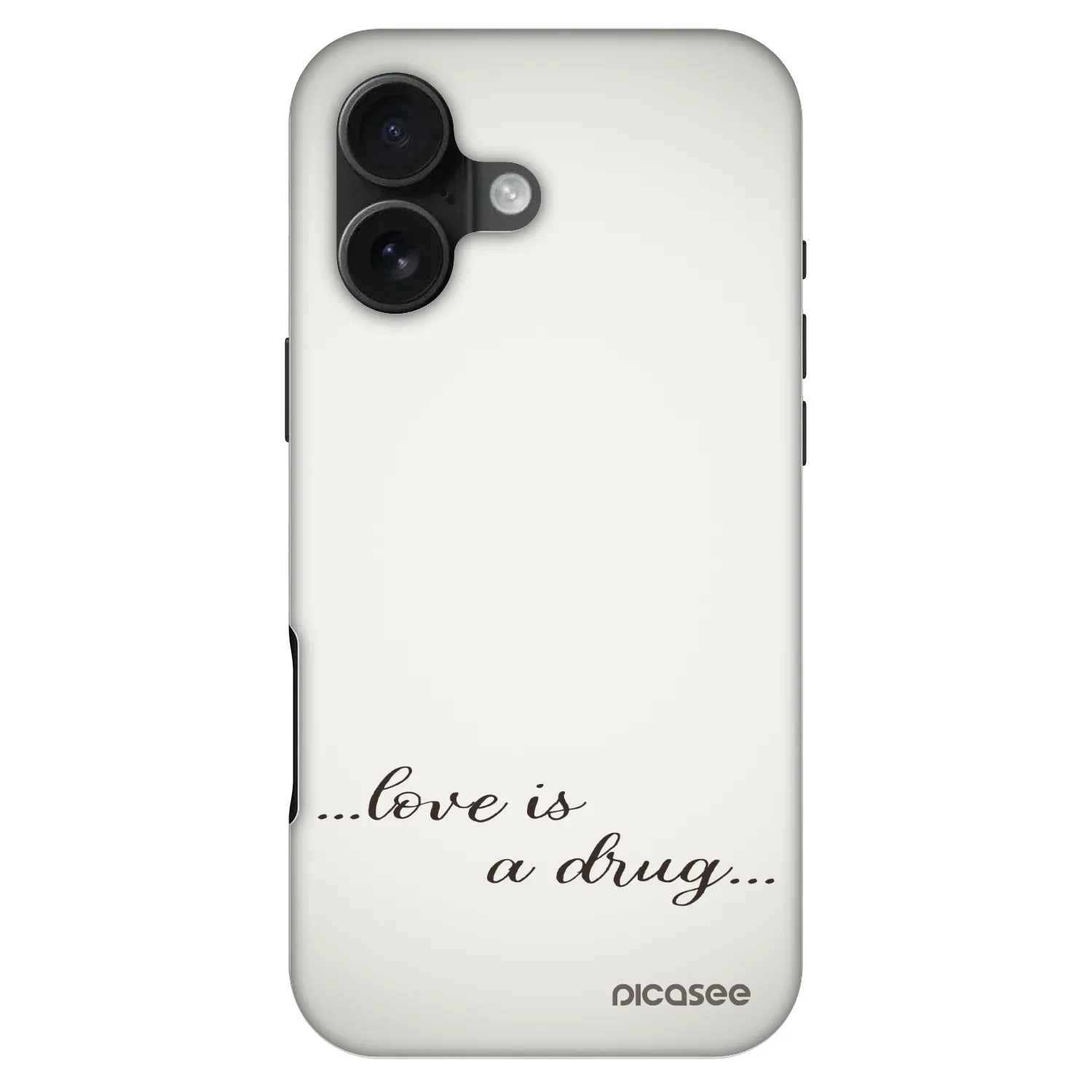 Picasee Fashion Case MagSafe für Apple iPhone 16 - Love is a drug