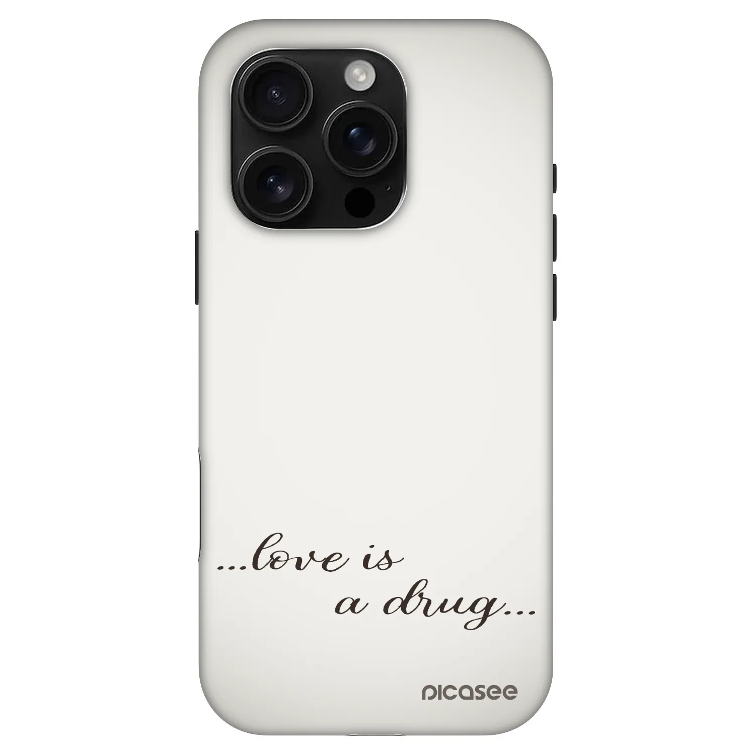 Picasee Fashion Case MagSafe für Apple iPhone 16 Pro - Love is a drug