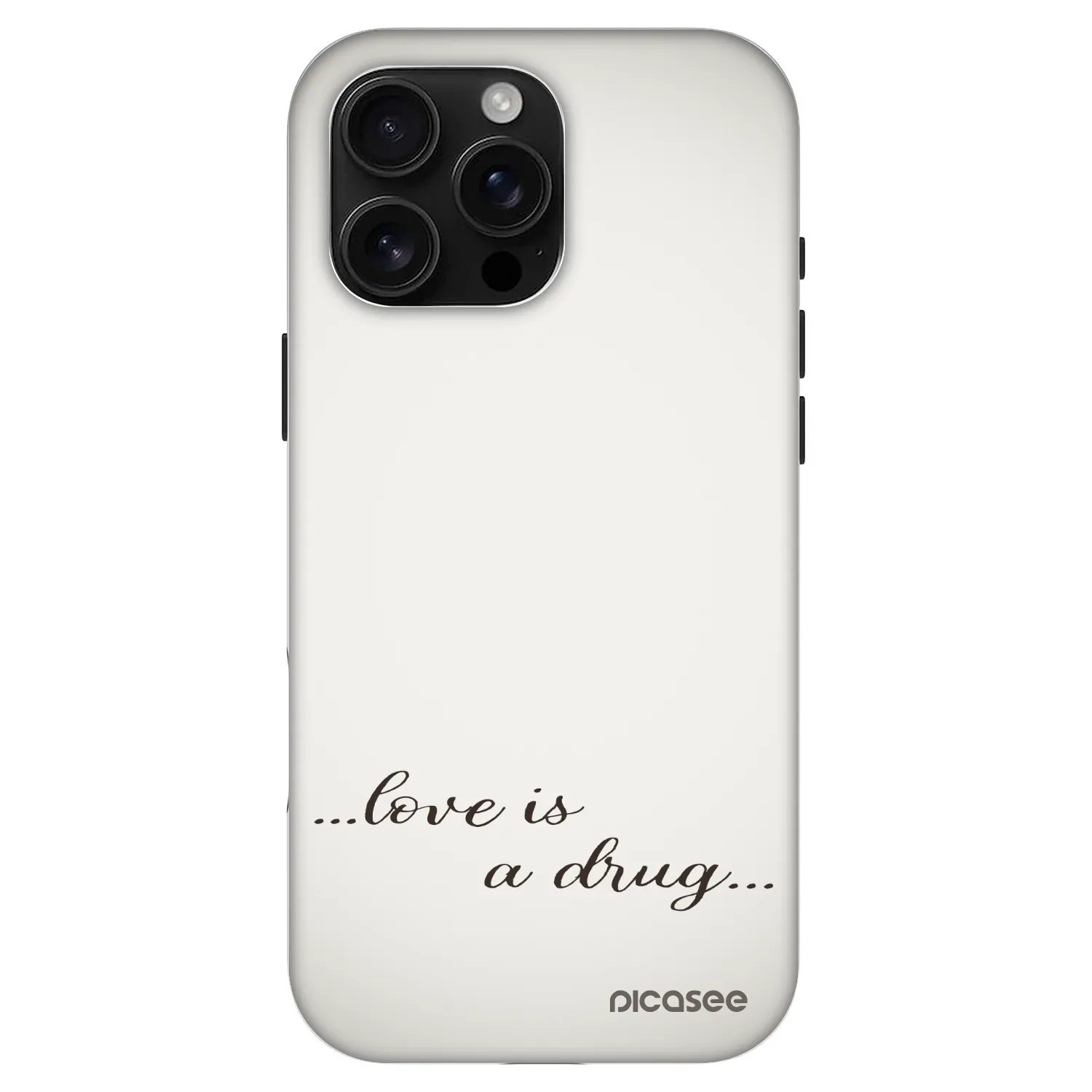 Picasee Fashion Case MagSafe für Apple iPhone 16 Pro Max - Love is a drug