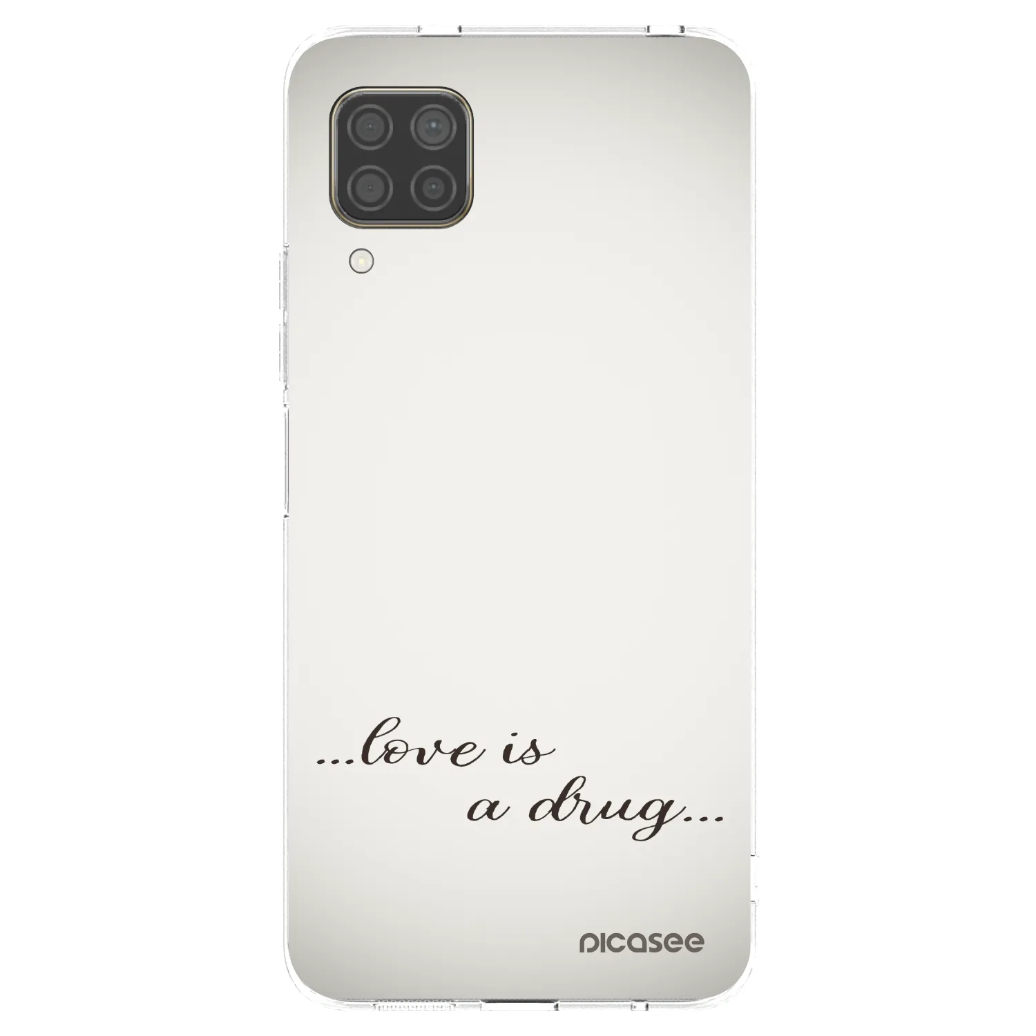 Picasee Huawei P40 Lite Hülle - Transparentes Silikon - Love is a drug