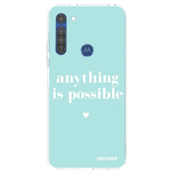 Hülle für Motorola Moto G8 - Anything is possible