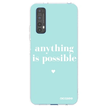 Picasee Realme 7 Hülle - Transparentes Silikon - Anything is possible