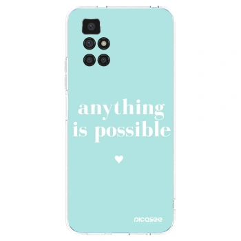 Picasee Xiaomi Redmi 10 Hülle - Transparentes Silikon - Anything is possible