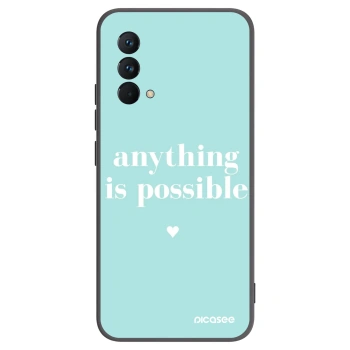 Picasee Realme GT Master Edition 5G Hülle - Schwarzes Silikon - Anything is possible