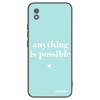 Picasee Realme C11 (2021) Hülle - Schwarzes Silikon - Anything is possible