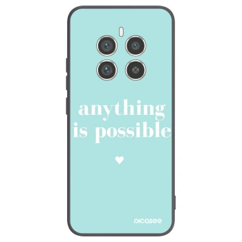 Picasee Realme 12 Pro 5G Hülle - Schwarzes Silikon - Anything is possible