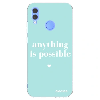 Picasee Huawei P Smart 2019 Hülle - Transparentes Silikon - Anything is possible