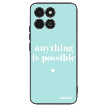 Picasee Honor 200 Smart 5G Hülle - Schwarzes Silikon - Anything is possible