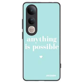 Picasee Vivo V50 Lite 5G Hülle - Schwarzes Silikon - Anything is possible