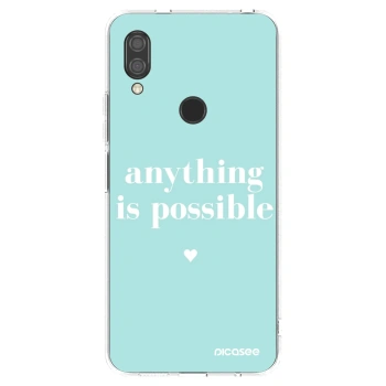 Picasee Xiaomi Redmi 7 Hülle - Transparentes Silikon - Anything is possible