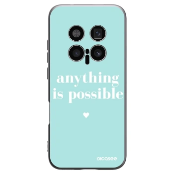 Picasee Honor Magic8 Pro 5G Hülle - Schwarzes Silikon - Anything is possible
