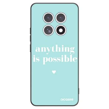 Picasee Xiaomi Redmi Note 15 5G Hülle - Schwarzes Silikon - Anything is possible