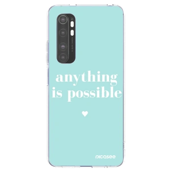 Picasee Xiaomi Mi Note 10 Lite Hülle - Transparentes Silikon - Anything is possible