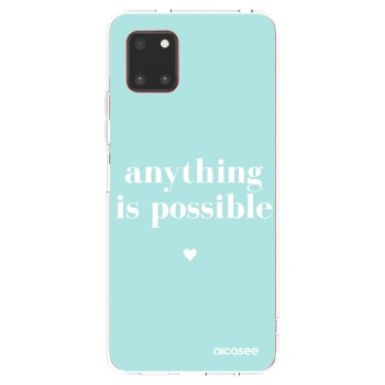 Picasee Samsung Galaxy Note 10 Lite N770F Hülle - Transparentes Silikon - Anything is possible