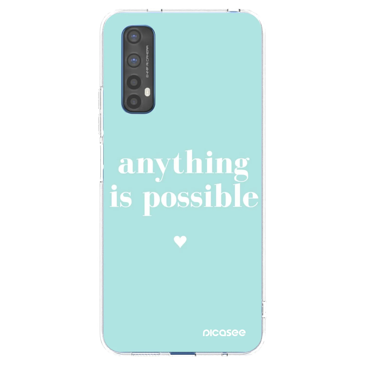 Picasee Realme 7 Hülle - Transparentes Silikon - Anything is possible