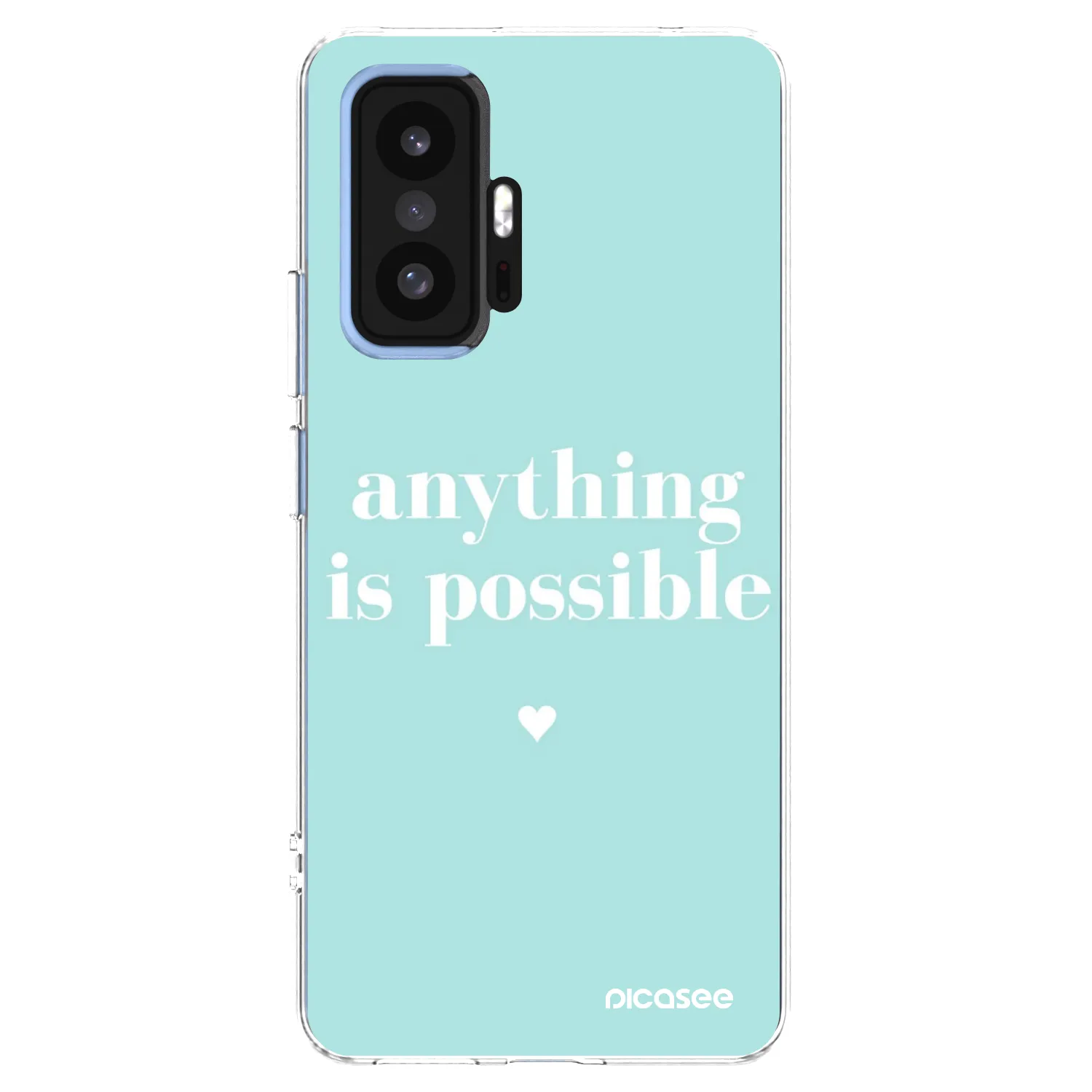 Picasee Xiaomi 11T Hülle - Transparentes Silikon - Anything is possible