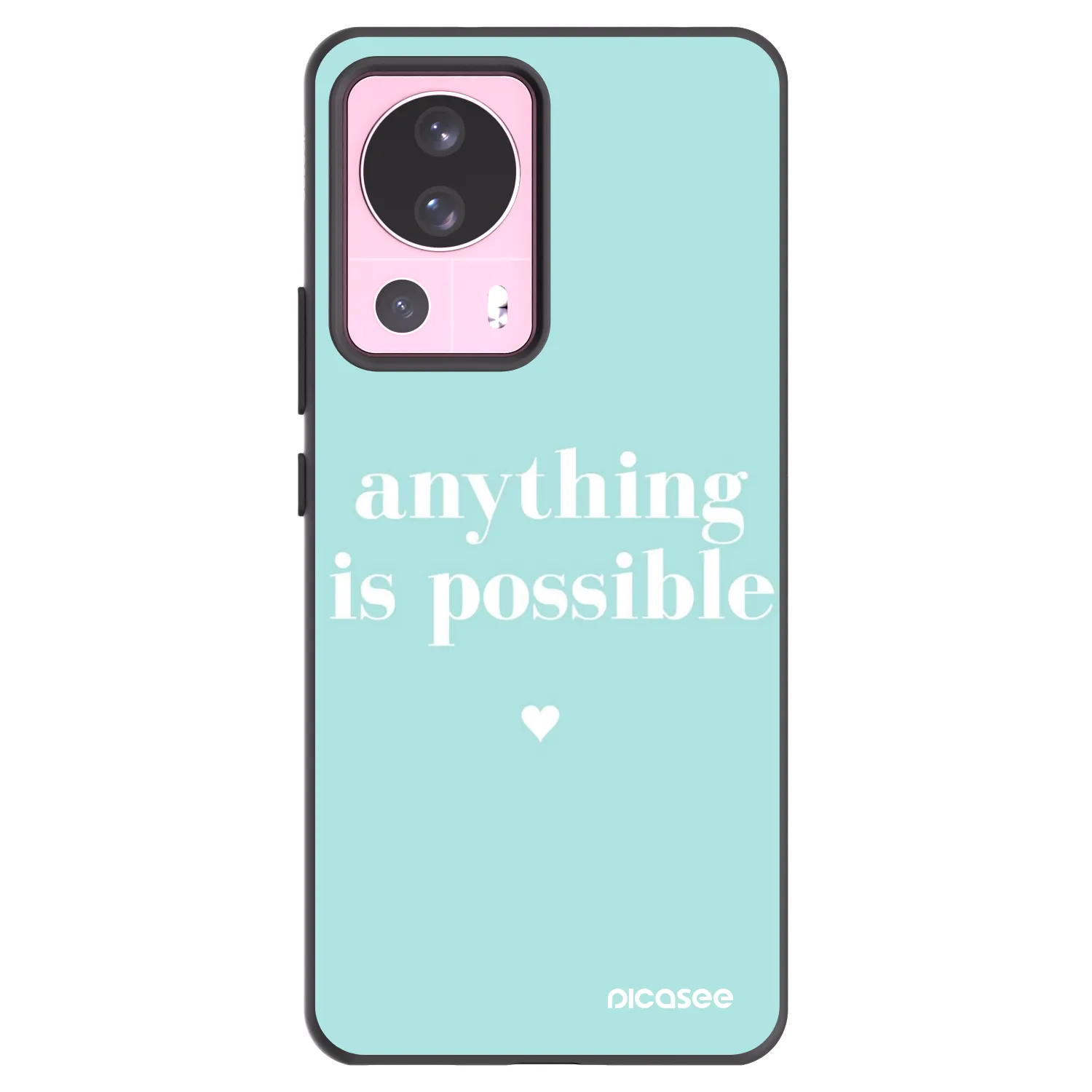 Picasee Xiaomi 13 Lite Hülle - Schwarzes Silikon - Anything is possible