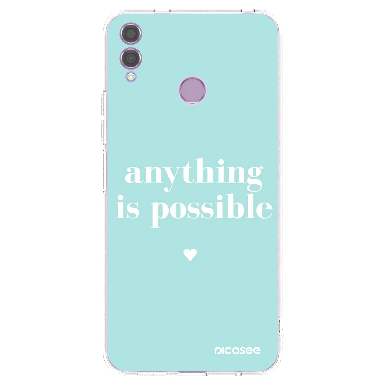 Picasee Honor 8X Hülle - Transparentes Silikon - Anything is possible