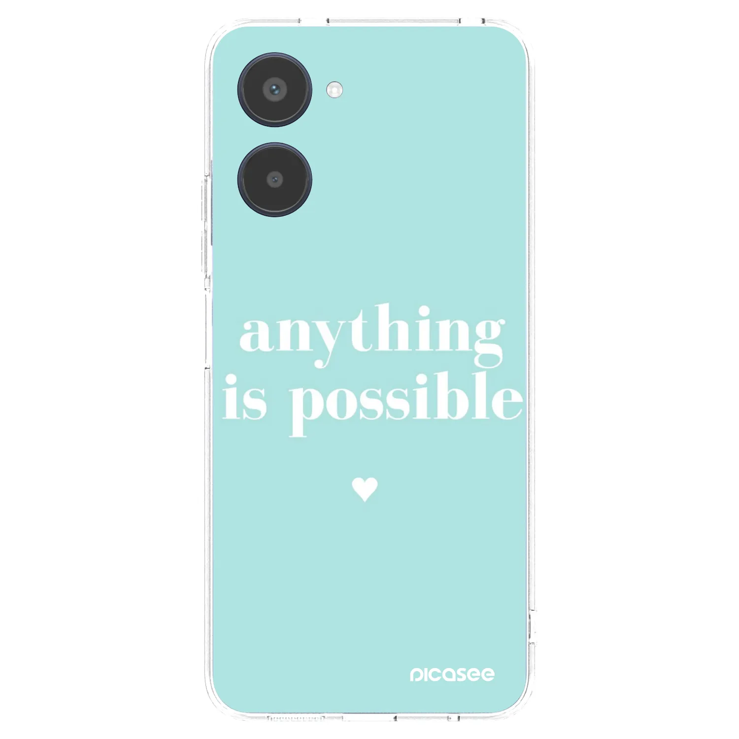 Picasee Realme 10 4G Hülle - Transparentes Silikon - Anything is possible