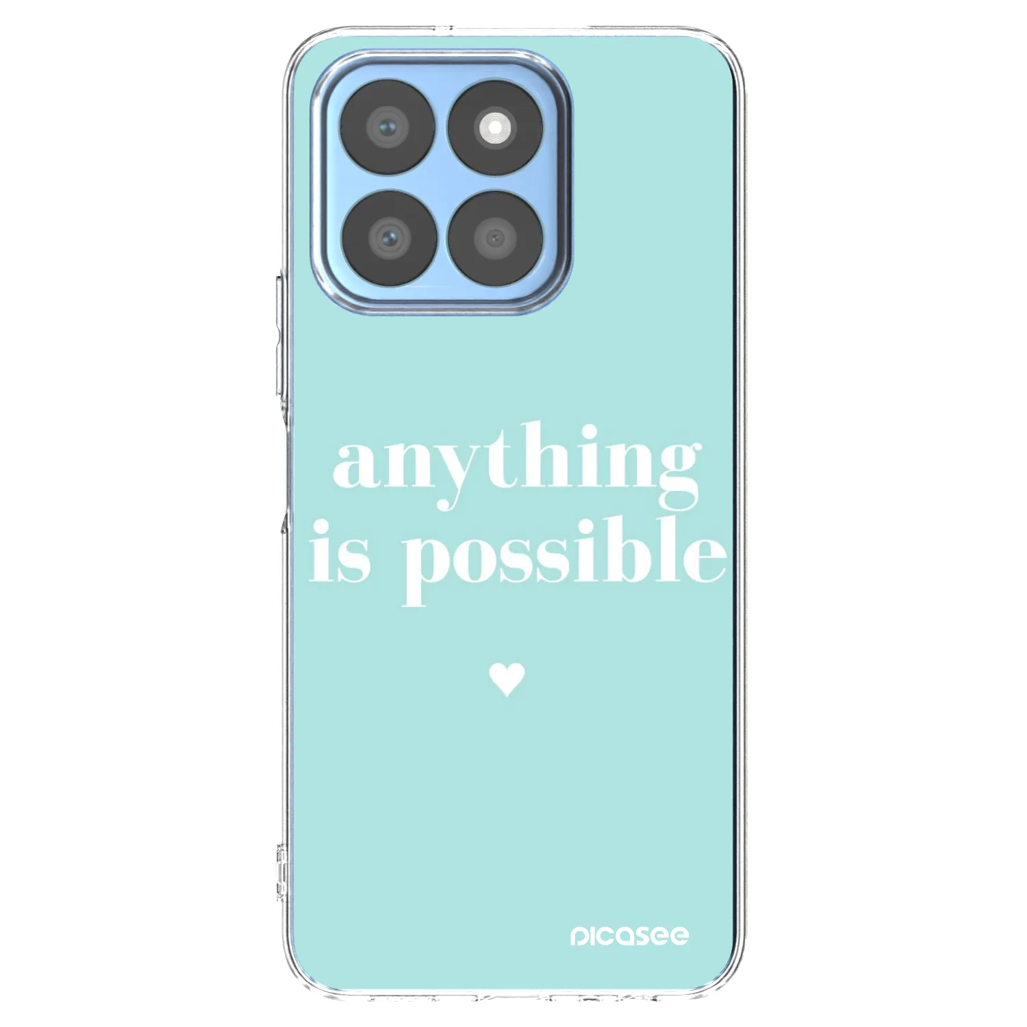 Picasee Honor X8b Hülle - Transparentes Silikon - Anything is possible