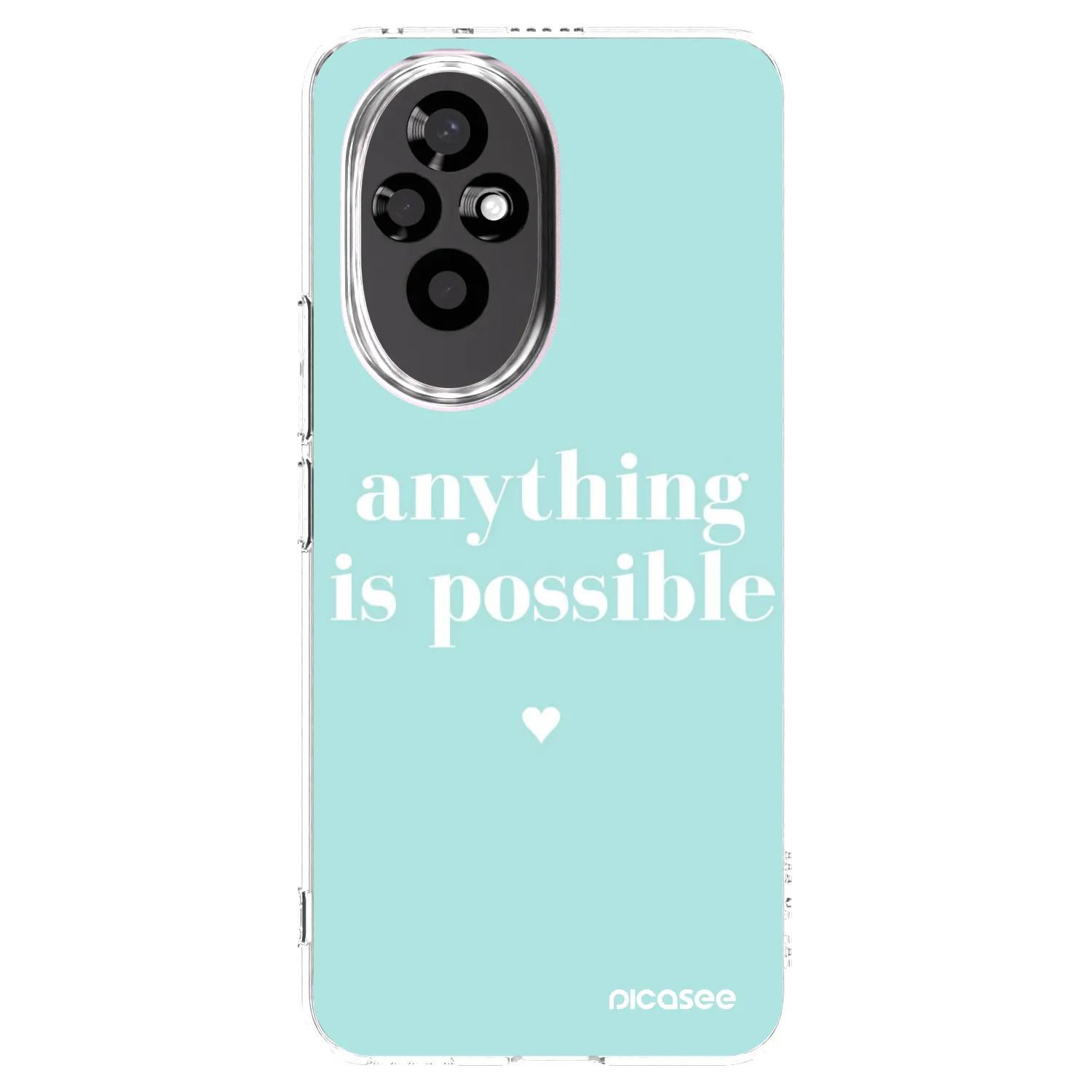 Picasee Honor 200 Pro 5G Hülle - Transparentes Silikon - Anything is possible