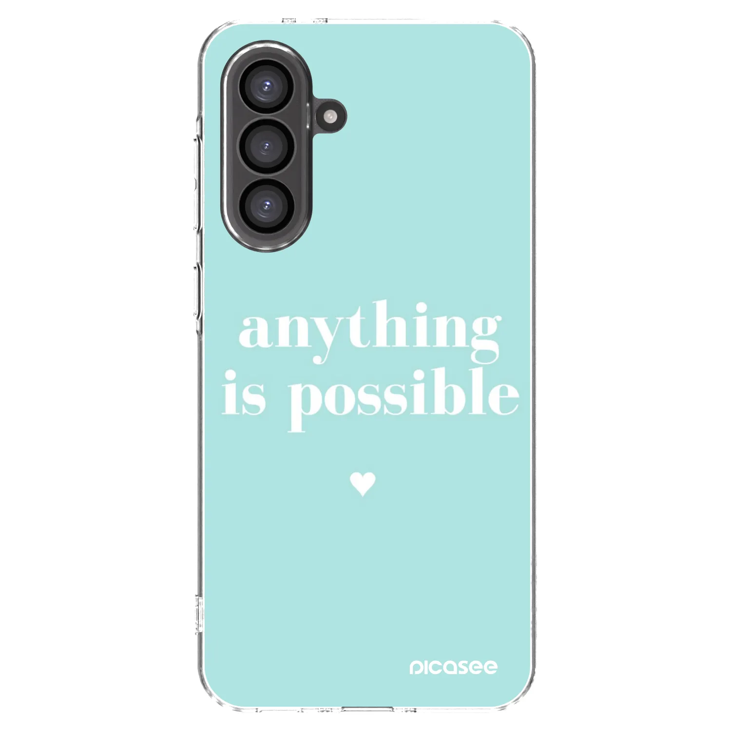 Picasee Samsung Galaxy A56 5G A566B Hülle - Transparentes Silikon - Anything is possible