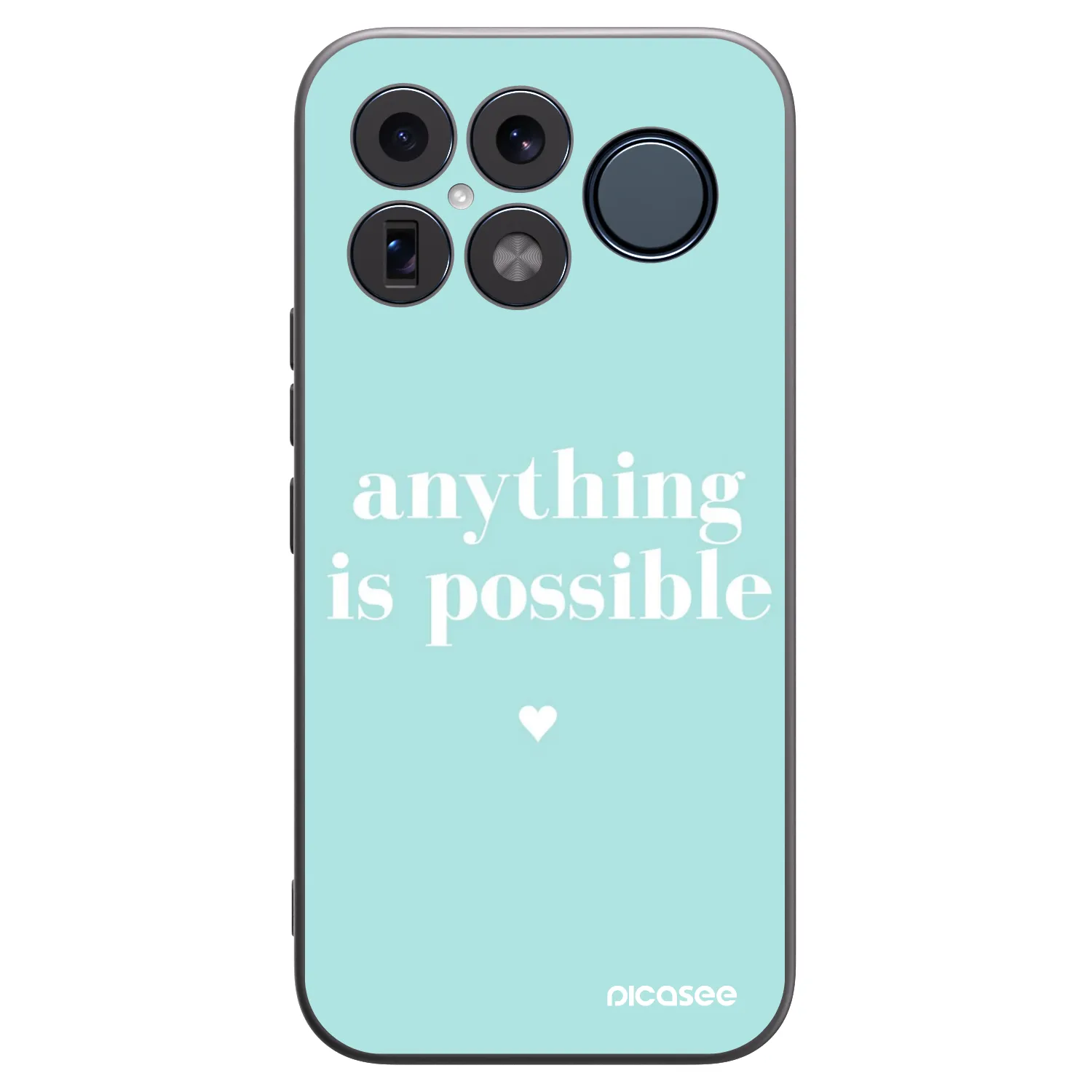 Picasee Xiaomi Poco F8 Ultra Hülle - Schwarzes Silikon - Anything is possible
